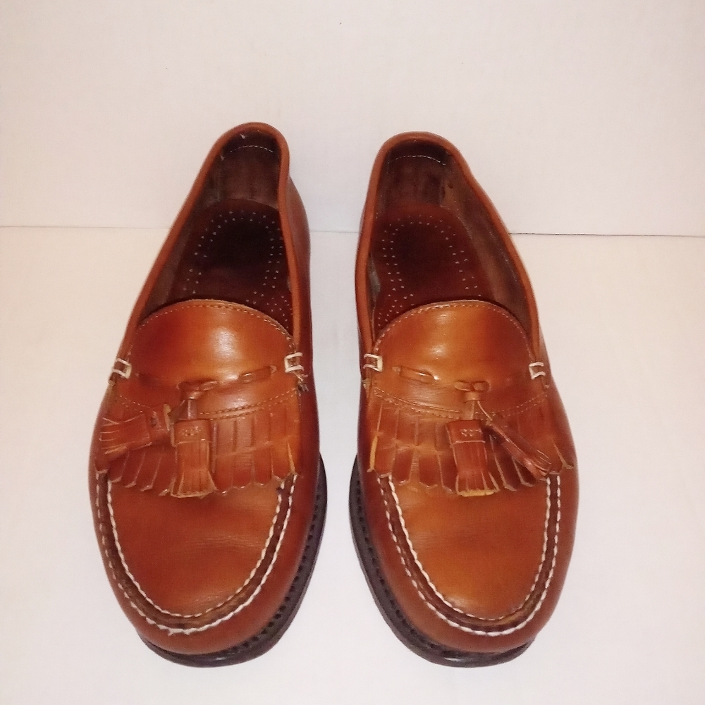 Dexter leather kiltie tassel loafers Brown 8.5 ww